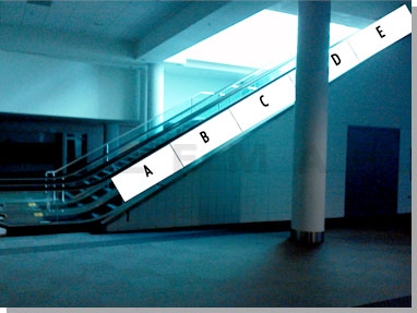 Escalator Cling B-E2