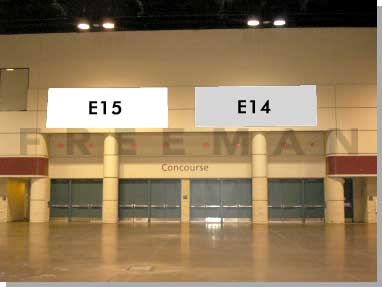 Exhibit Hall Banner E15