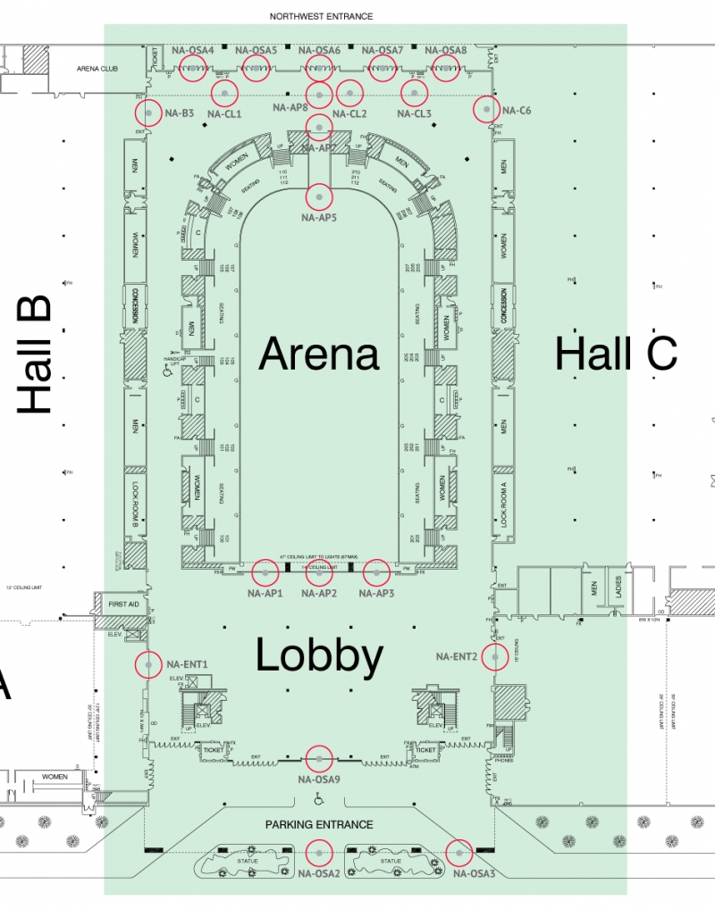 Entrance Unit NA-ENT1 (Hall A)